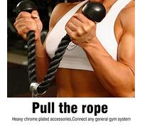 ERYUE Musculus Biceps Triceps Tension Rope for Bodybuilding Gym, High Quality Nylon Press Cable Attachment for Improving Grip Strength, Suitable Developing Muscles in Back, Shoulder and Abdomen,