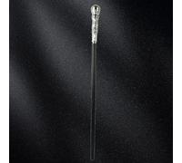 ERYUE Mystical Ancient Egyptian Pharaoh Scepter Prop for Halloween Parties for Egyptian Culture Enthusiasts (Silver Round Head)