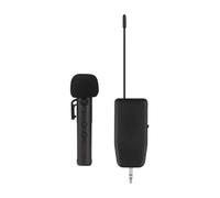 ERYUE Noise Reduction 2.4G Wireless Microphone with Type-C Rechargeable Neckband Mini Handheld Mic for Teaching Karaoke 30m Range Black ABS 1 Mic for Presenters (1 for 1)