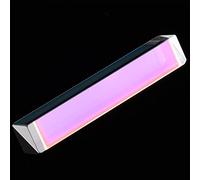 ERYUE Optical Glass Prism, Beautiful Physics Teaching Children, K9 Glass Material for Science Class (15 * 15 * 87)