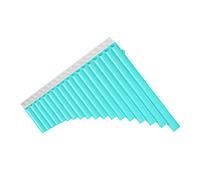 ERYUE Pan Pipe 18-Pipe Pan Flute G-G3 Range & C Key Pan Pipes ABS Panpipes Chinese Traditional Woodwind Instrument with Carry Bag (Blue)
