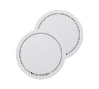 ERYUE Patch 2 Pack Single Pedal Drumhead Patches Wear-resistant Stickers Self-Adhesive Drumhead Patch Ors 4.3 Inch Drum Ive Pad for Bass Drum and Percussion Accessories (11cm)