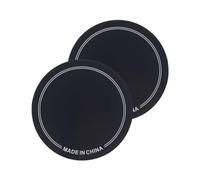 ERYUE Patch 2 Pack Single Pedal Drumhead Patches Wear-resistant Stickers Self-Adhesive Drumhead Patch Ors 4.3 Inch Drum Ive Pad for Bass Drum and Percussion Accessories (11cm)
