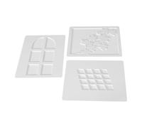 ERYUE Photography Backdrop Boards Hollow Art Patterns Product Photography Props for Makeup Jewelry, Easy Setup Mounting Brackets, 3 Pcs/Set (Style 3)