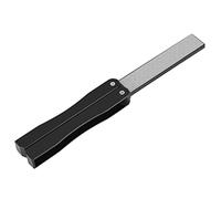 ERYUE Portable Double Sided Sharpener Stone with Folding Design for Kitchen Camping Tools (Black)