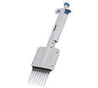 ERYUE Precision 8-Channel Manual Pipettor for Laboratory Use, Digit Display for Volume Identification, ISO 8655 Calibrated, Lightweight Design, 300μl Measuring Volume, Biotechnology Research and