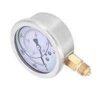 ERYUE Pressure Durable 0-400bar 1/4BSP Y60 Radial Manometer for Machinery Stainless Steel for Machinery
