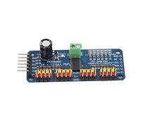 ERYUE PWM Servo Driver 16-Channel Module for Robot with 220 Ohm Resistor and 10V1000uf Capacitor, 5V Compliant Control - Perfect for Drive Boards - 3.3V Microcontrollers
