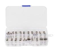 ERYUE Quick Blow Glass, 100Pcs 10 Values Fast Blow Box Assorted Set for Electronics Projects, with RoHS Certification, Multinational Safety Standard, Well Packed and Organized in