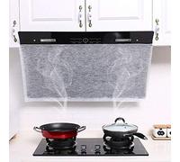ERYUE Range Hood Filter Paper High Temperature Resistant Easy to Use for Home Kitchen Non Woven Range Hood Grease Filter Sheets Paper (White,S)