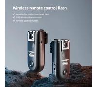 ERYUE RF603II Wireless Flash Trigger Transmitter for - Long-Distance 100M Range, 16 Channels, Wired/Wireless Shutter Functions for Multi-Camera Flash Triggering - 2 Triggers Professional