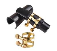 ERYUE Saxophone Head Alto Saxophone Mouthpiece Kit Alto Saxophone Mouthpiece with Ligature Plastic for Saxophone Instrument Replacement Alto Sax Mouthpiece Ligature with