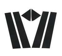 ERYUE Side Door Window Cover Trim Gloss Black Pillar Post Trim Replacement for, Easy Installation, High Strength PC Material (#1)