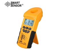 ERYUE SMART SENSOR Professional Ultrasonic Cable Height Meter Accurate Digital Tester for Overhead Cables 3-23m, LCD Display for Industrial Use