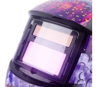 ERYUE Solar Powered Auto Darkening Welding Cover Helmet for Welders Arc Tig Mig Grinding with Solar Power Lithium Batteries