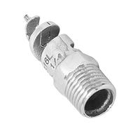 ERYUE Stainless Steel Compact Spiral Nozzle Anti-Clogging Watering Tool for Garden Irrigation Male Thread 1 X Spiral Nozzle (G1/4 DN8)