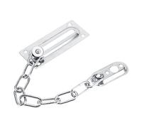 ERYUE Stainless Steel Durable Security Door Chain Screw/Fastener with Screws Anti-Thief Function for Home Hotel Door Silver