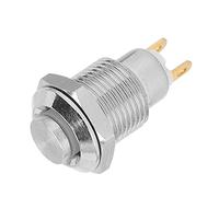 ERYUE Stainless Steel Momentary Push Button Switch for Doorbell Access Control, 3V Start Push Button Switch for Equipment with Gasket, 10mm