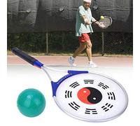 ERYUE Tai Chi Soft Strength Racket Durable Aluminium Alloy Handle Silicone Face for Elderly Fitness Exercise Ball (Soft racket)