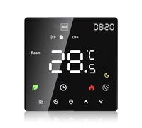 ERYUE Thermostat for Home Touchscreen Programmable Temperature Control IP20 Protection Auto/Manual Mode Digital Thermostat for 3A Water Underfloor Heating