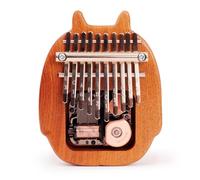 ERYUE Thumb Piano Kalimba Mini Thumb Piano 10 Keys Portable Musical Instrument Cartoon Cute Kalimba Thumb Piano Music Box Adult Beginners Interesting Party Sapele Wood