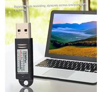 ERYUE USB Thermometer TEMPer Data Logger for PC Laptop Silver Small Lightweight OS Users
