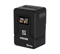 ERYUE V Lock Battery High Capacity 94.72Wh V Mount Battery with LCD Display for Camera Monitors and LED Video Lights (Black)