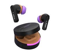 ERYUE Wireless BT Headphones Immersive Sound Noise Canceling Earbuds for Sport Gaming Support BT V5.3 for Sports/Gamers Gray (Black)