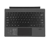 ERYUE Wireless Keyboard with Touchpad Ergonomic Design for Microsoft Pro 7 Plus Pro 6 5 4 3, Black Portable Keyboard
