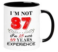 ERYUWOZA 1938 87th Birthday Mug for Women Men, Turning 87 Year Old Birthday Gifts for Mom, Dad, Grandma, Grandpa, Wife, Husband, Daughter, Sister, Best Friends, Coworkers, Her, Him, 11oz Coffee Cup