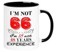 ERYUWOZA 1959 66th Birthday Mug for Women Men, Turning 66 Year Old Birthday Gifts for Mom, Dad, Grandma, Grandpa, Wife, Husband, Daughter, Sister, Best Friends, Coworkers, Her, Him, 11oz Coffee Cup