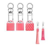 ERZHE Keychain Cap Compatible with Aquaphor lip and LANEIGE lip balm(ONLY Cap), Berry, Medium