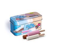 Erzi 14016 Wooden Mini Milk in Metal Box, Kids Imaginative Play Toy