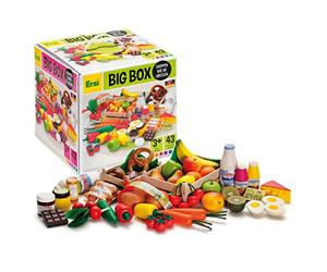 Erzi 21.4 x 21.4 x 22 cm Assortment Wooden Grocery Big Box