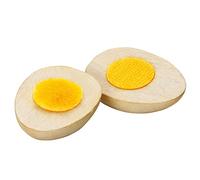 Erzi 4.9 x 3.7 x 3.9 cm Pretend Play Wooden Grocery Shop Merchandize Egg to Cut