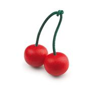 Erzi 5 x 2.5 x 6 cm Pretend Play Wooden Grocery Shop Merchandize Cherry Pair