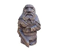 ERZU Barbarian Statue Odin - Resin Statue Figurine, Statue Resin Art, for Indoor Outdoor Decoration, 10× 3.5 Cm/ 4×1.4inches