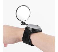 ERZU Rear View - Rearview with Wrist Strap,360° Rotatable & Adjustable Wrist, Wide Angle Rear View Mirrors for Safe Riding