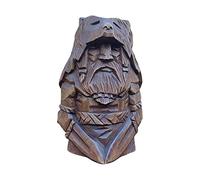 ERZU Statue Resin Art | Odin Norse Paga Statue | Barbarian Statue for Garden Yard Fountains, 10× 3.5 Cm/ 4×1.4inches