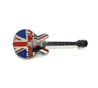 ES 335 GUITAR UNION JACK ENAMEL PIN BADGE (PB1) A GREAT GIFT