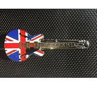 ES 335 GUITAR UNION JACK ENAMEL TIE BAR (TB1) A GREAT GIFT