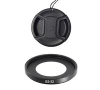 ES-52 Metal Lens Hood & lens Cap Compatible for Canon EF-S 24mm f/2.8 Lens