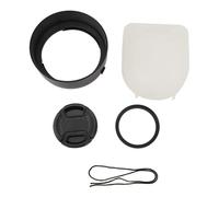 ES 65B 43mm Camera Lens Hood with HD Filter Lens Cap, Compatible for RF50mm F1.8 STM Lens, Professional Lens Shade for R50 R6 R5 R8 Camera, Anti Glare Ghosting with Double