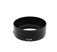 ES-65B Lens Hood, Compatible with Canon, RF 50mm F1.8 STM | ES65B bayonet mount, black plastic, reversible camera lens hood(A)