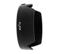 ES-65B Lens Hood, Compatible with Canon, RF 50mm F1.8 STM | ES65B bayonet reversible mount, black plastic, 79mm x 30mm(02)