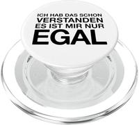Es Ist Mir Egal (Funny German Saying) PopSockets PopGrip for MagSafe