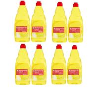ES Lemon Concentrated Washing Up Liquid 500ml (Pack of 8) | Powerful Grease-Cutting Dishwashing Liquid | Fresh Lemon Scent | Long-Lasting Formula