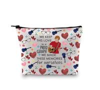 ES Singer Inspired Makeup Bag Math Tour Gift Pop Music Lover Gift Singer Fans Zipper Pouch (WE Keep This Love ku)