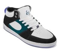 ES Skateboard Shoes Accel Slim Mid Black/White/Green, Black/White/Green, 8 UK