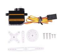 ES08A II Simulation Analog Servos Gear Fast Responses For Professional UAV Flight Tuning Shockproof Stable Remote Control Airplanes